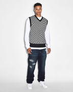 Mens Anti K Check Out Relaxed Denim Jeans - Denim