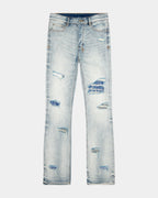 Mens Bronko Dyanamite Metal Bootcut Denim Jeans - Denim