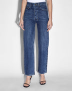 Womens Brooklyn Jean Runaway Straight Denim Jeans - Denim