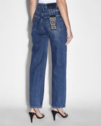 Womens Brooklyn Jean Runaway Straight Denim Jeans - Denim