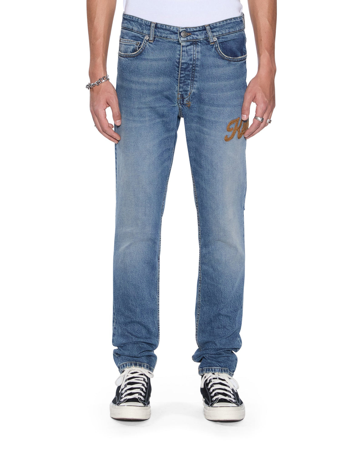 Mens Chitch Relik Slim Denim Jeans - Denim