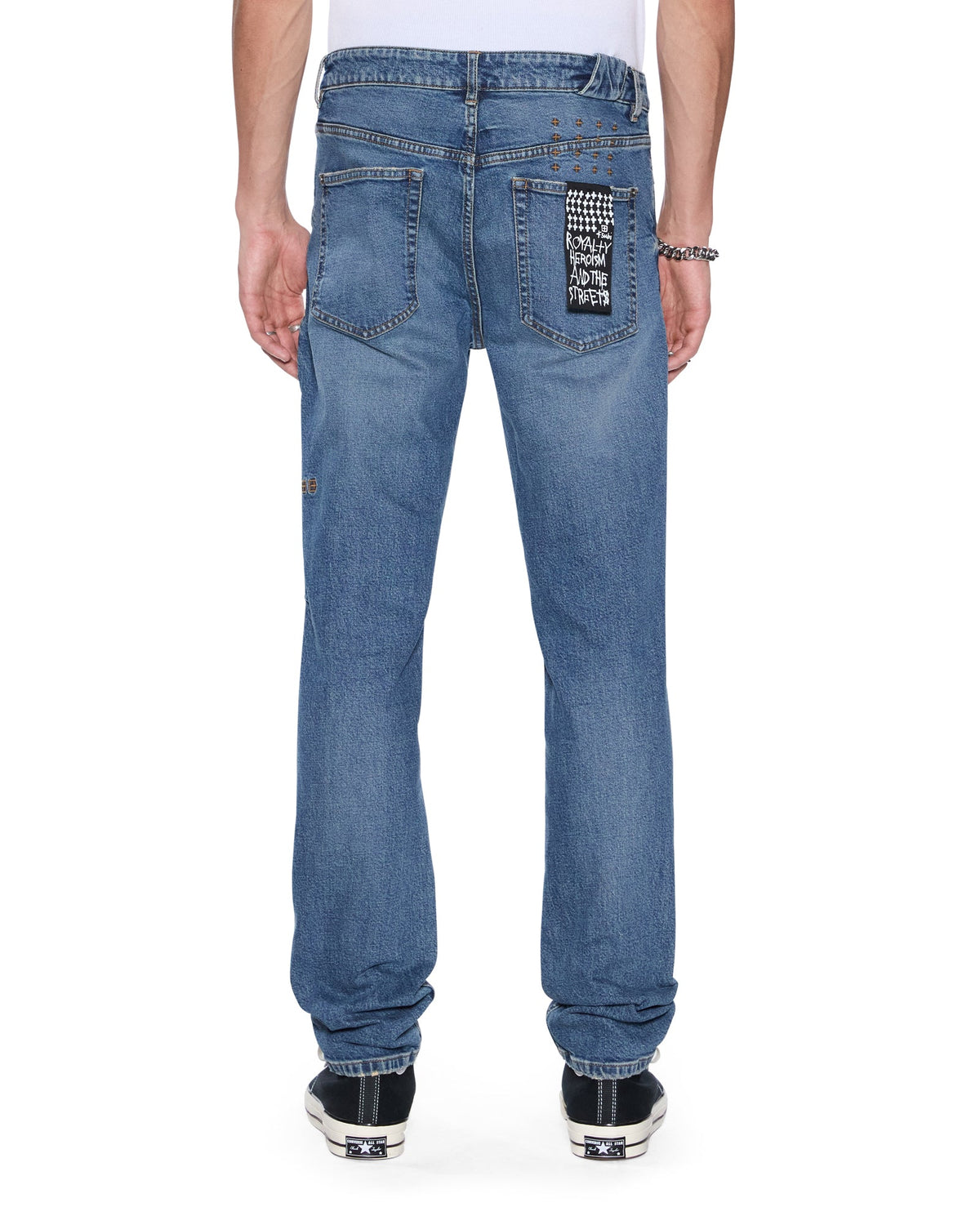 Mens Chitch Relik Slim Denim Jeans - Denim