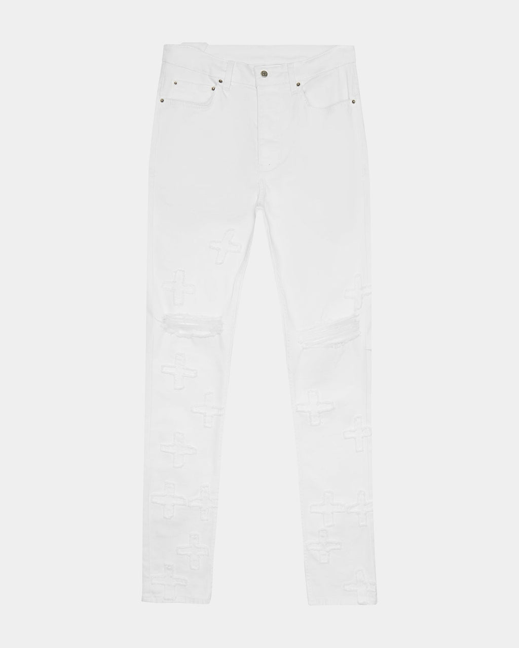 Mens Chitch Arktik Kraftwerk Slim Denim Jeans - White