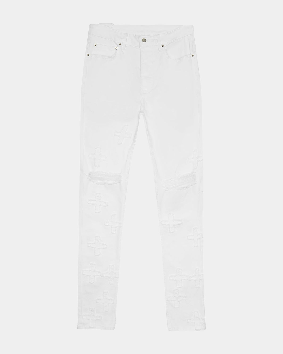 Mens Chitch Arktik Kraftwerk Slim Denim Jeans - White