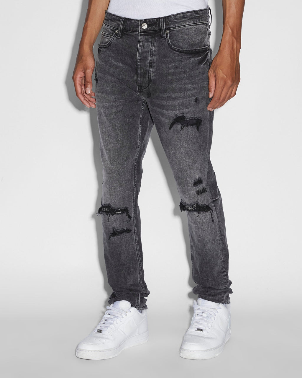 Mens Chitch Klassic Slim Denim Jeans - Black