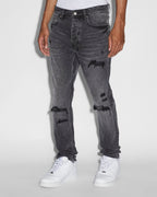 Mens Chitch Klassic Slim Denim Jeans - Black