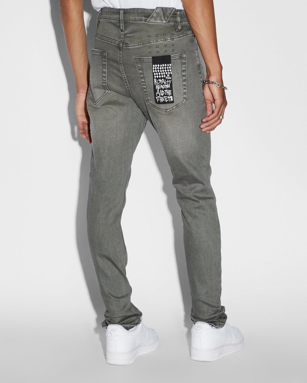 Mens Chitch Surplus Slim Denim Jeans - Green