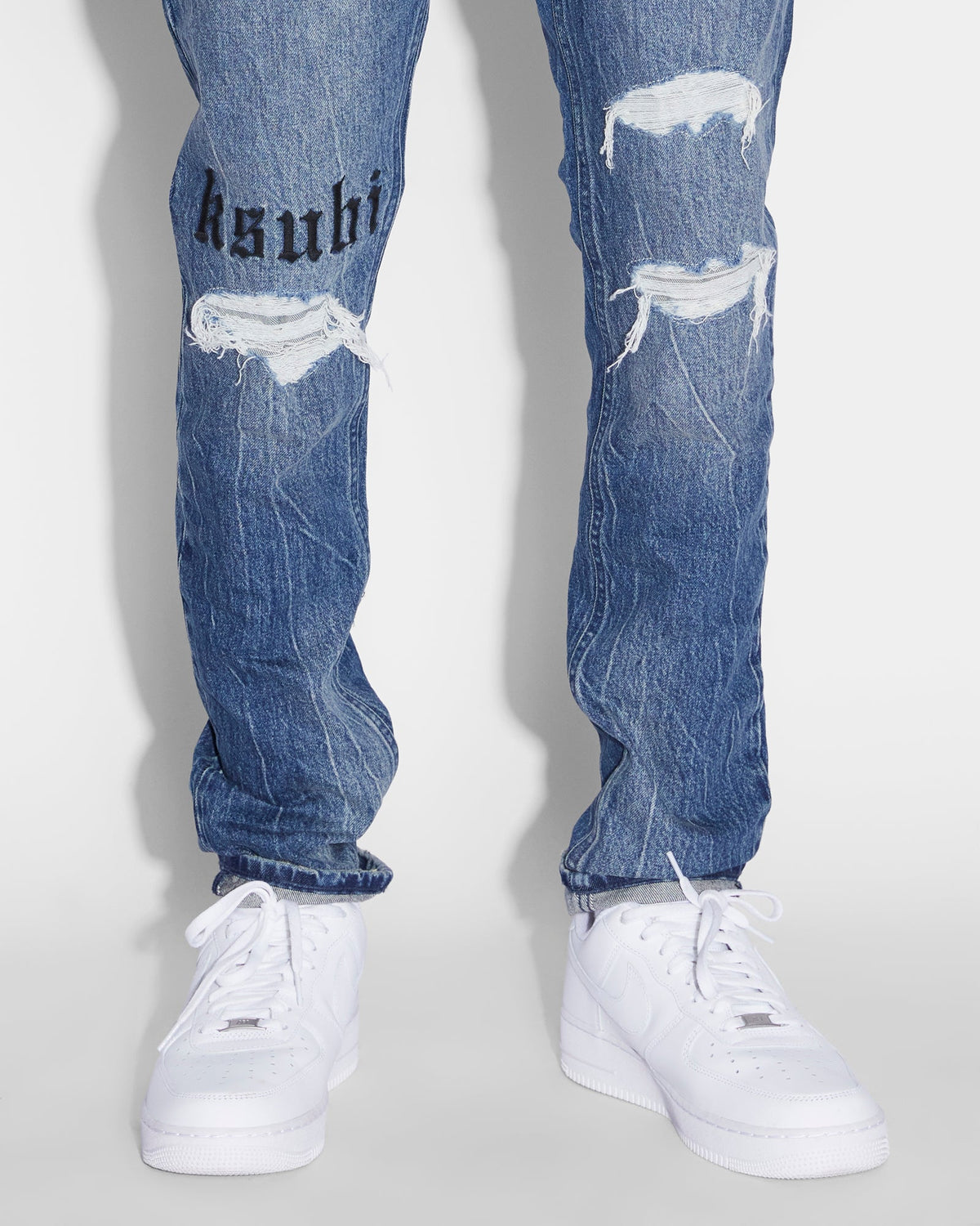 Mens Chitch Boneyard Kult Slim Denim Jeans - Denim