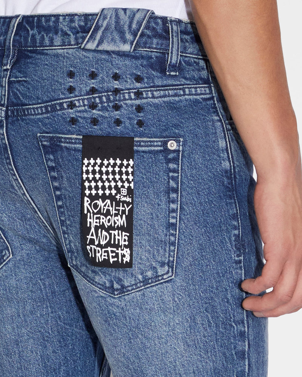 Mens Chitch Boneyard Kult Slim Denim Jeans - Denim