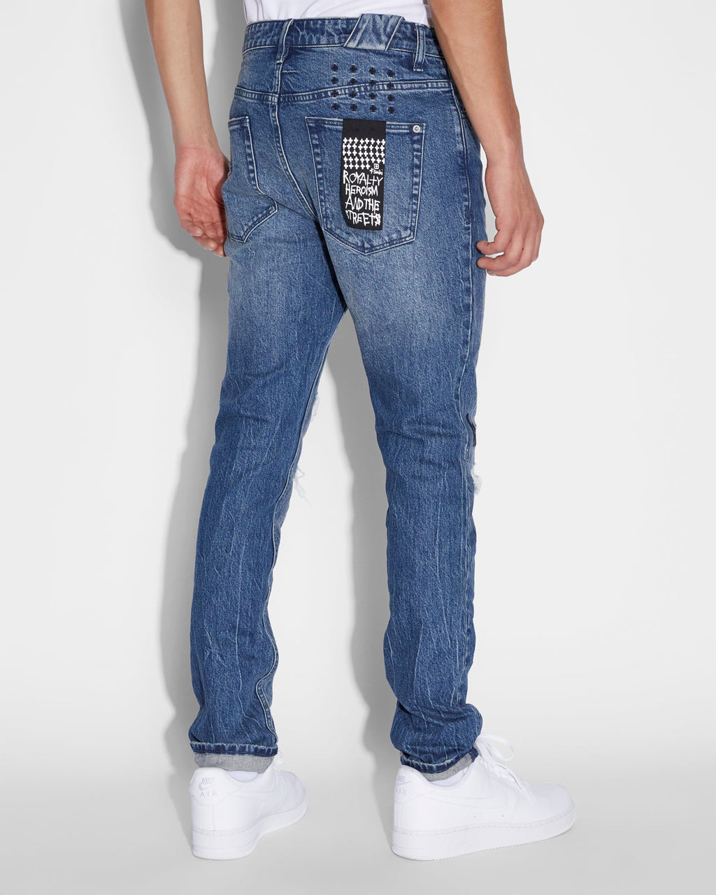 Mens Chitch Boneyard Kult Slim Denim Jeans - Denim