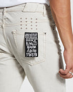 Mens Chitch High Lovers Antike Slim Denim Jeans - Tan