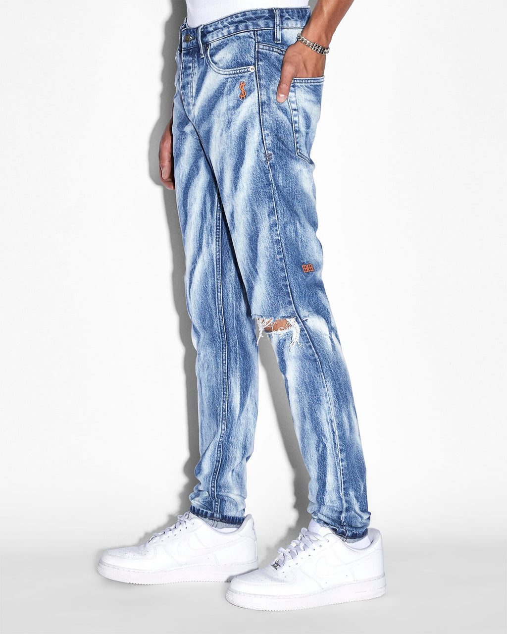 Mens Chitch Kaos Slim Denim Jeans - Denim