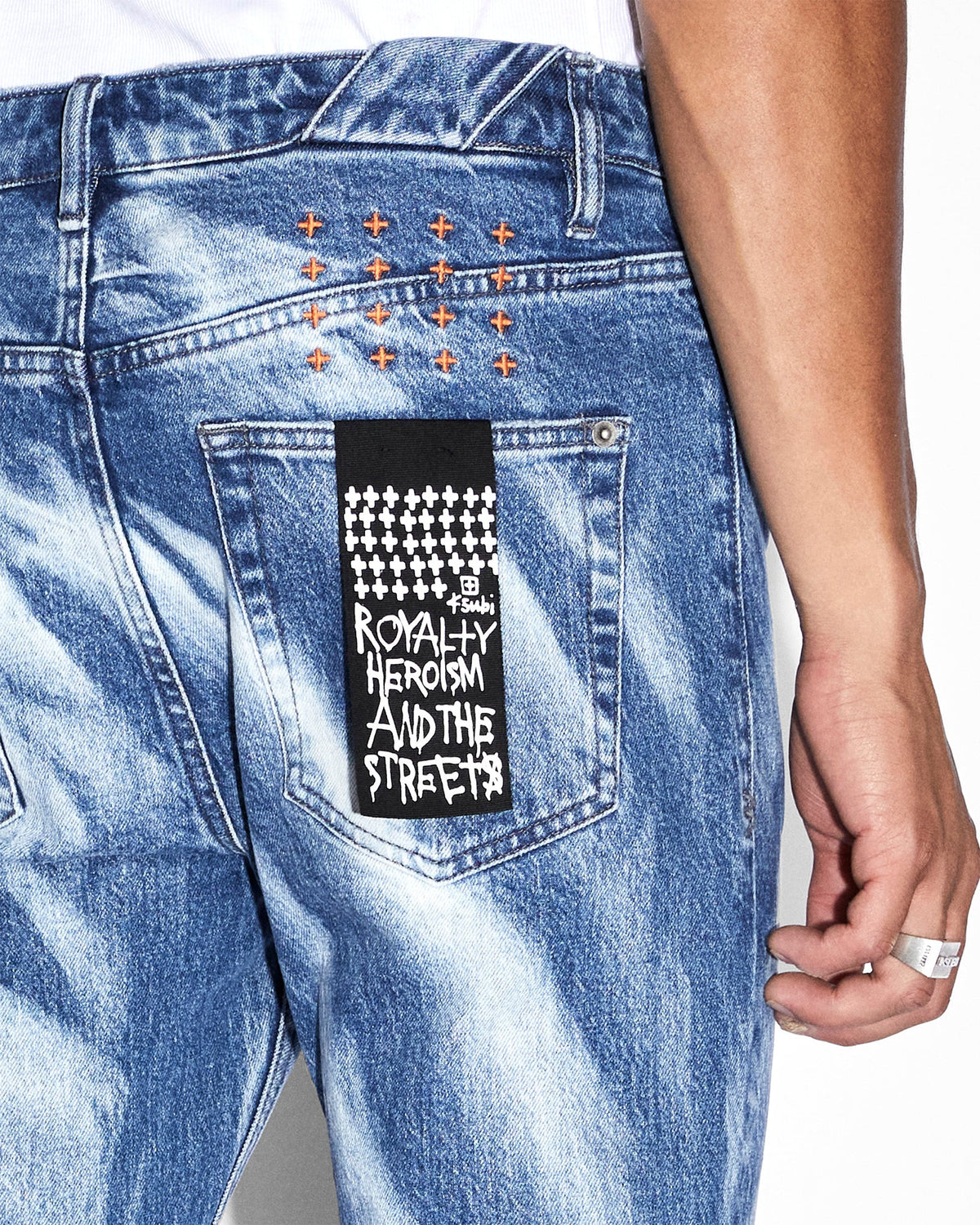 Mens Chitch Kaos Slim Denim Jeans - Denim