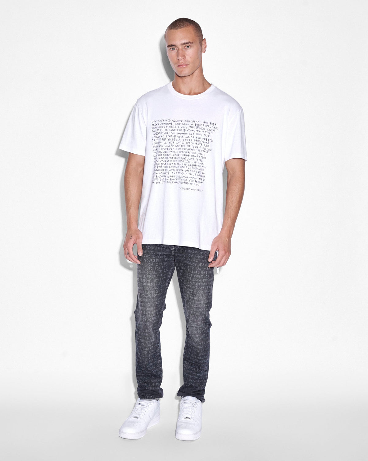 Mens Chitch Krete Sketchy Slim Denim Jeans - Grey