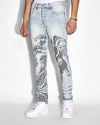 Mens Chitch Lovesik Slim Denim Jeans - Denim
