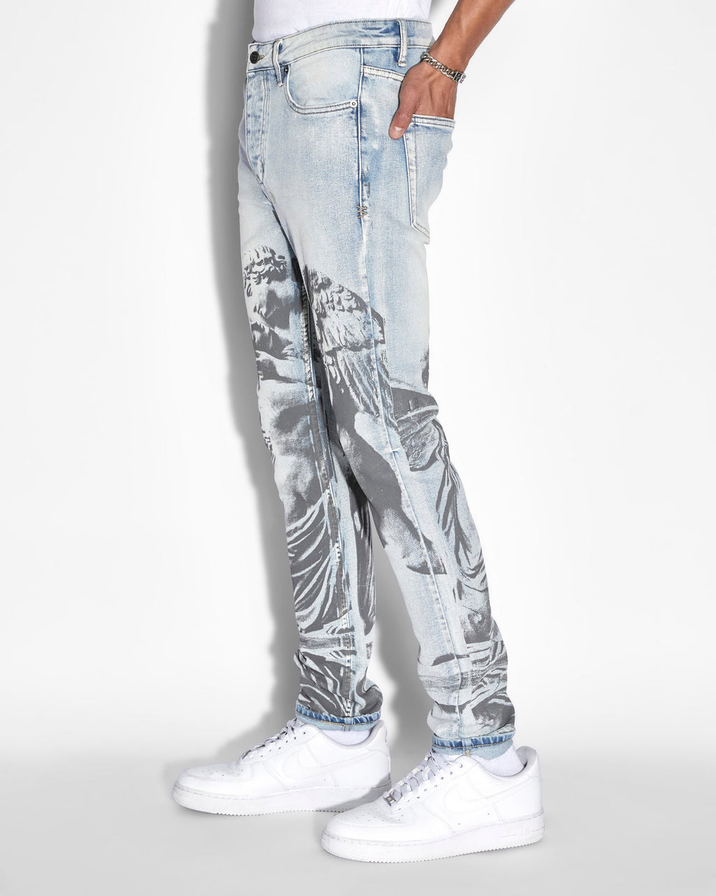 Mens Chitch Lovesik Slim Denim Jeans - Denim