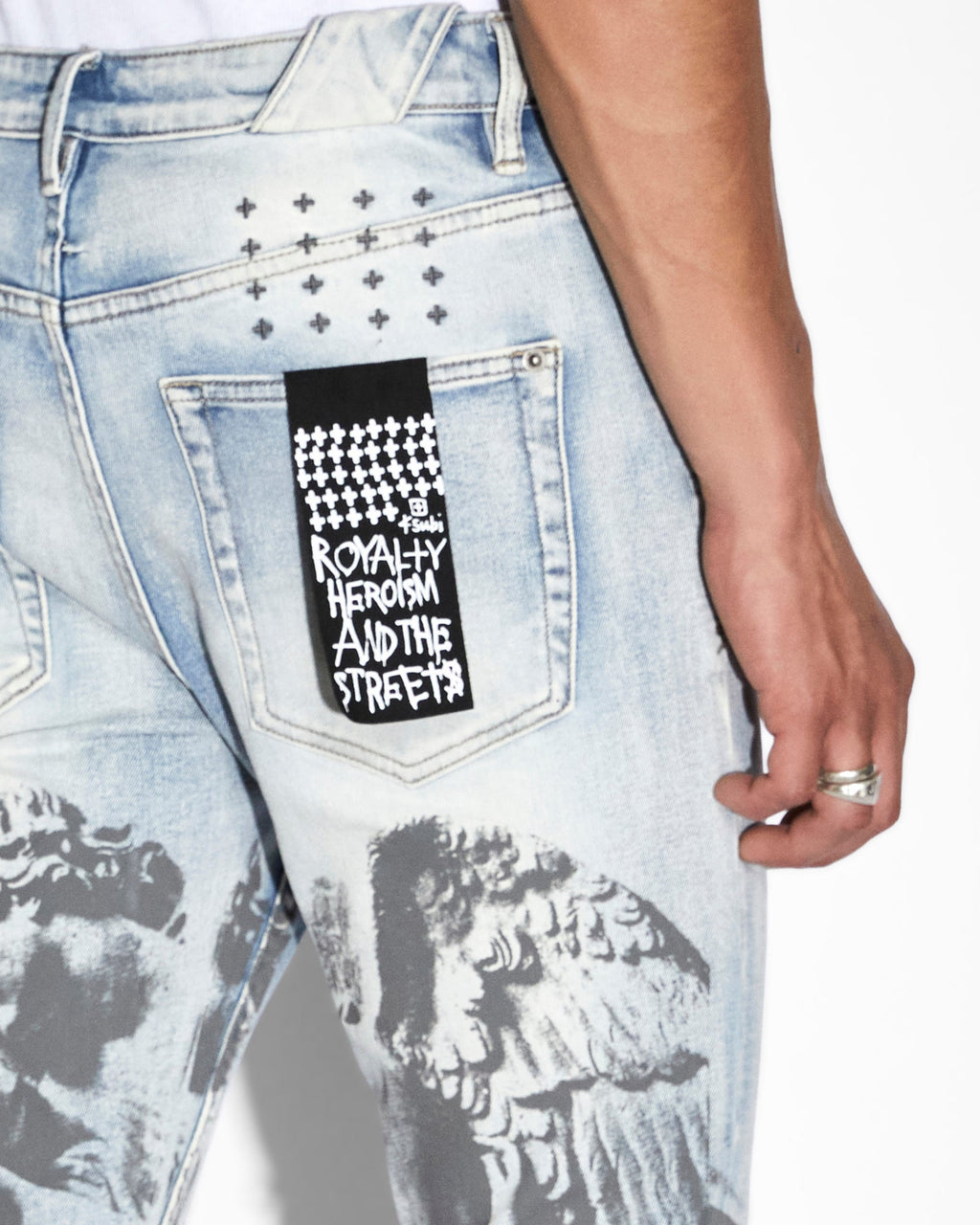 Mens Chitch Lovesik Slim Denim Jeans - Denim