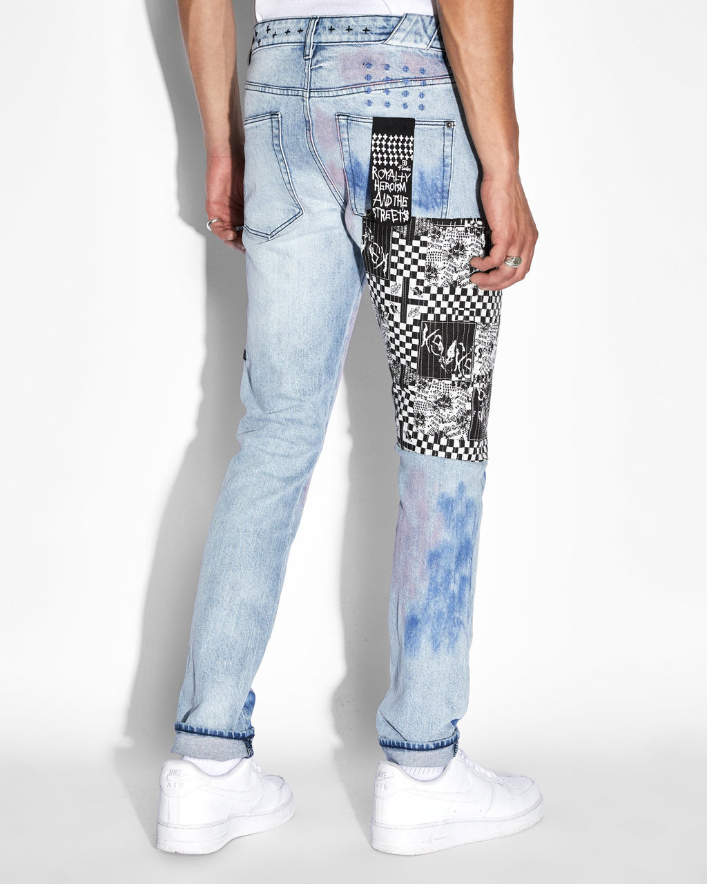 Mens Chitch The Streets Kolor Slim Denim Jeans - Denim