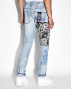 Mens Chitch The Streets Kolor Slim Denim Jeans - Denim