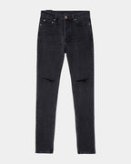 Mens Chitch All Hands Slim Denim Jeans - Black