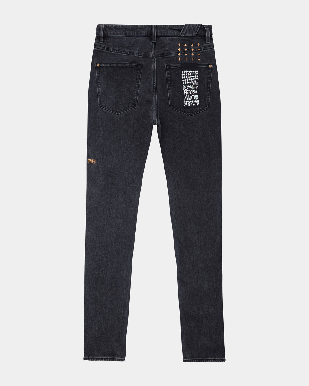 Mens Chitch All Hands Slim Denim Jeans - Black