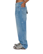 Womens Empire Jean Surge Relaxed Straight Denim Jeans - Denim