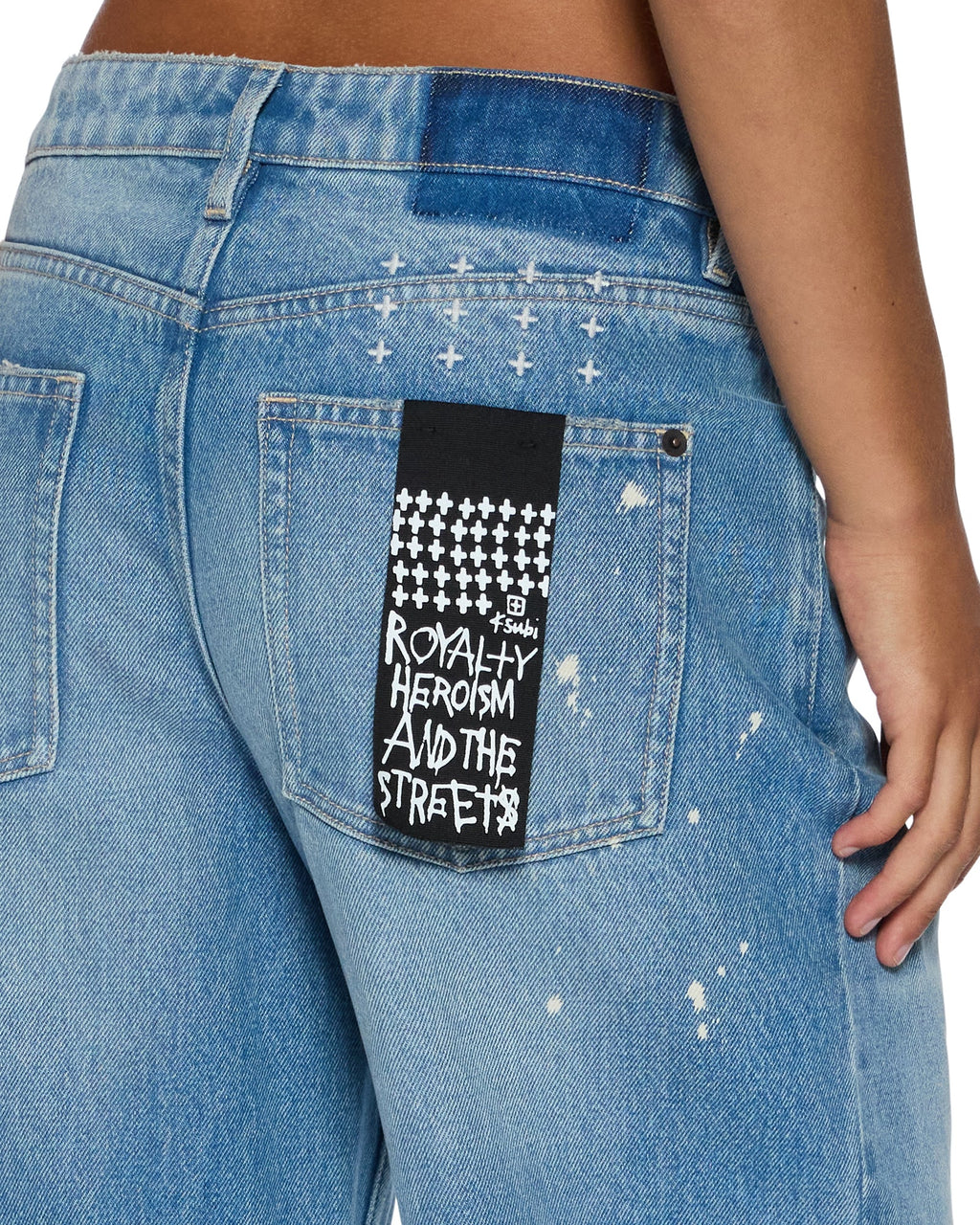 Womens Empire Jean Surge Relaxed Straight Denim Jeans - Denim
