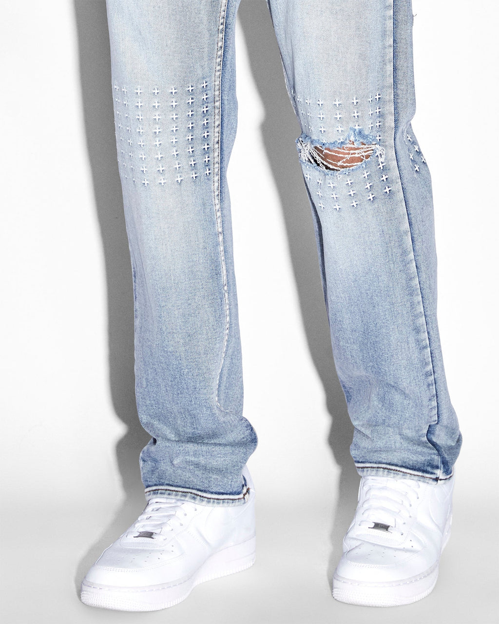 Mens Hazlow Enjoy Straight Denim Jeans - Denim