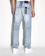 Mens Hazlow Enjoy Straight Denim Jeans - Denim