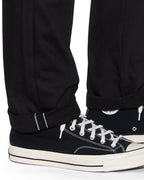 Mens Hazlow Selvedge Raw Black Straight Denim Jeans - Black