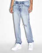 Mens Hazlow Rekovery Straight Denim Jeans - Denim
