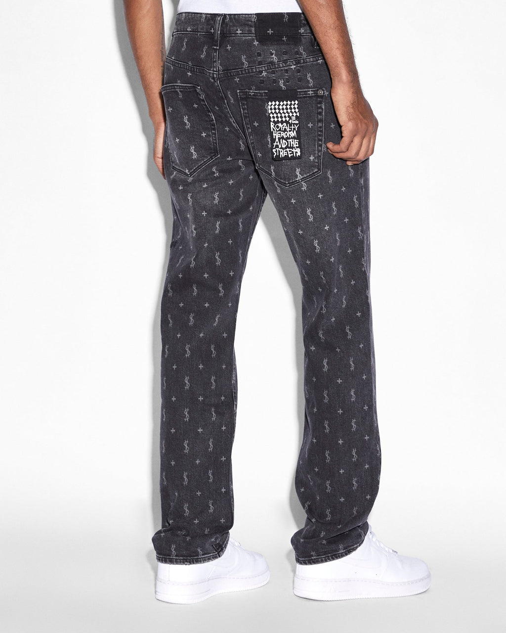 Mens Hazlow Allstar Straight Denim Jeans - Black