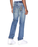 Mens Hazlow Chronicle Straight Denim Jeans - Denim