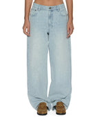 Womens Low Rider Tile Relaxed Denim Jeans - Denim