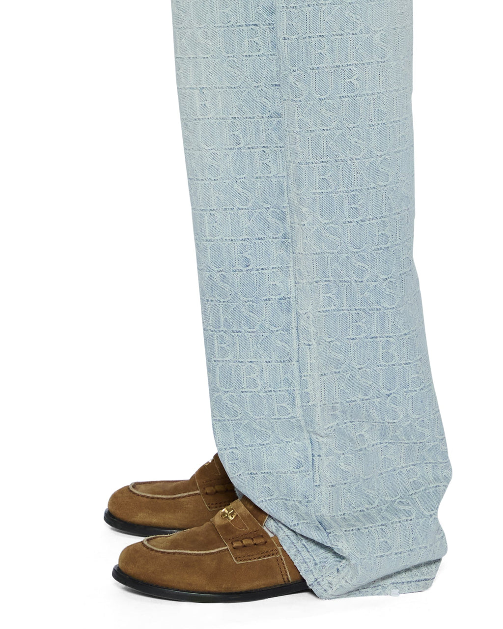Womens Low Rider Tile Relaxed Denim Jeans - Denim