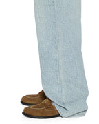 Womens Low Rider Tile Relaxed Denim Jeans - Denim