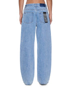 Womens Low Rider Authentik Baggy Denim Jeans - Denim