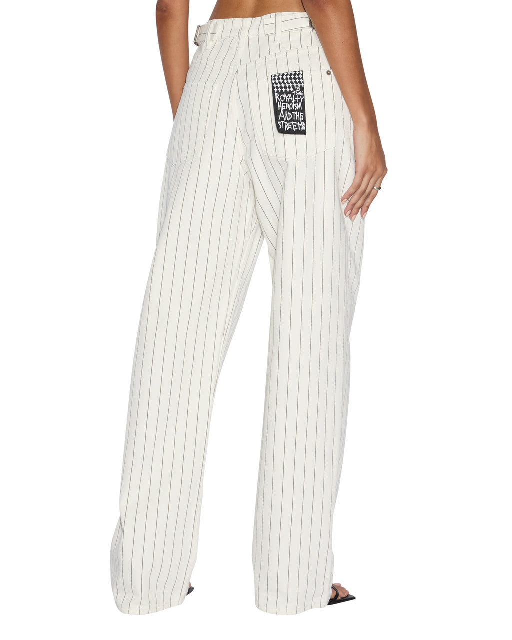 Womens Low Rider Prophetik Baggy Denim Jeans - White