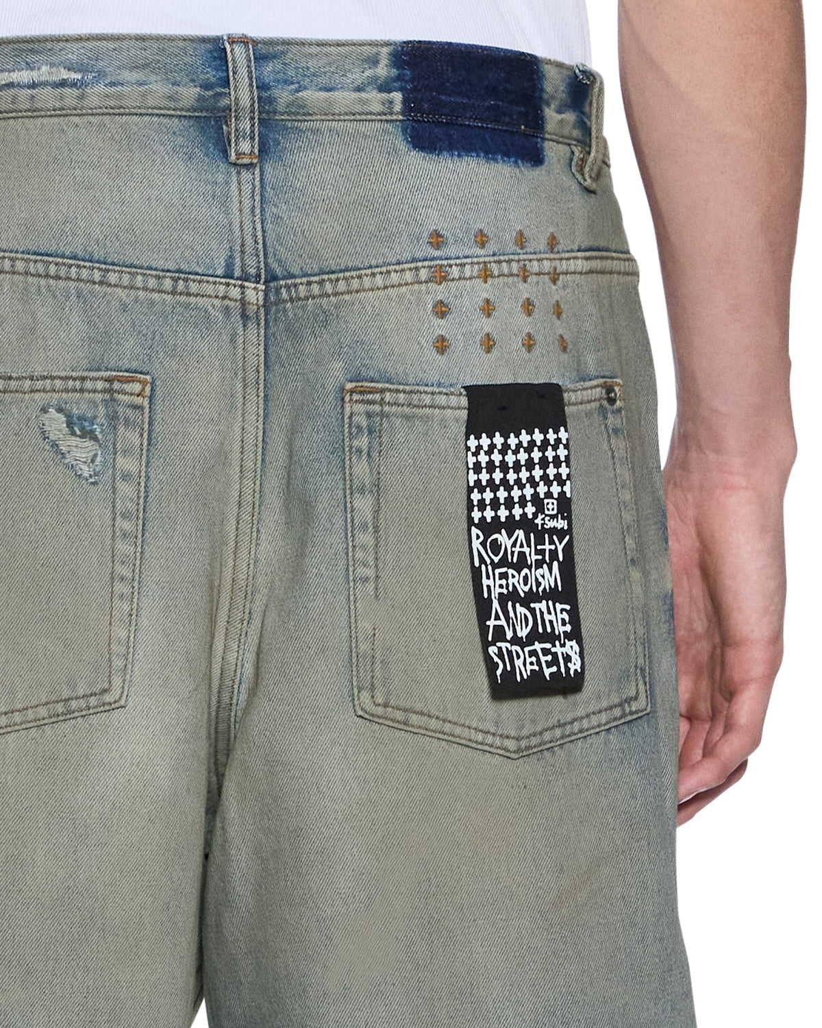 Mens Maxx Mechanik Baggy Denim Jeans - Denim