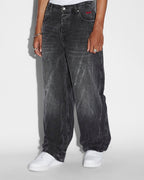 Mens Maxx Conspiracy Baggy Denim Jeans - Black