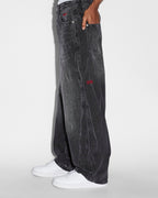 Mens Maxx Conspiracy Baggy Denim Jeans - Black