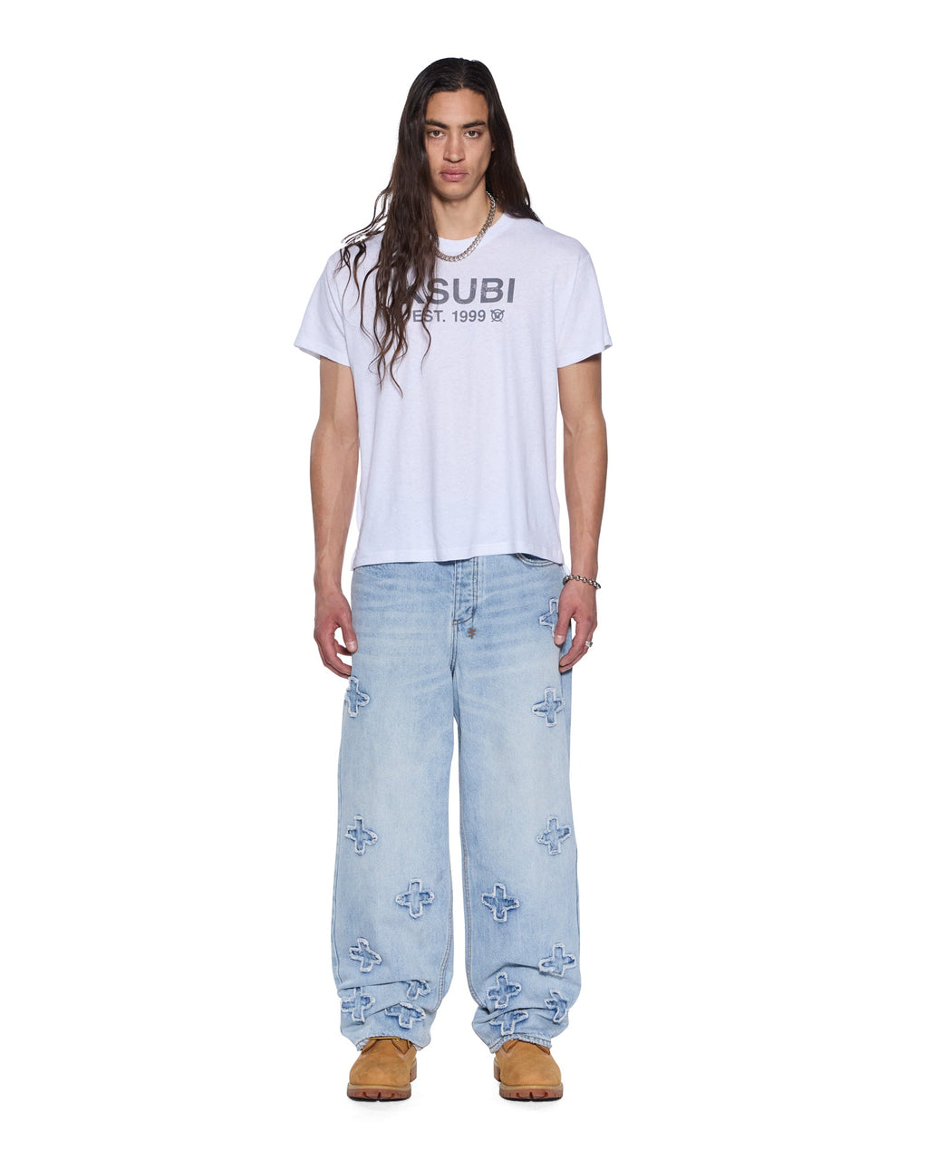 Mens Maxx Kraftwerk Baggy Denim Jeans - Denim