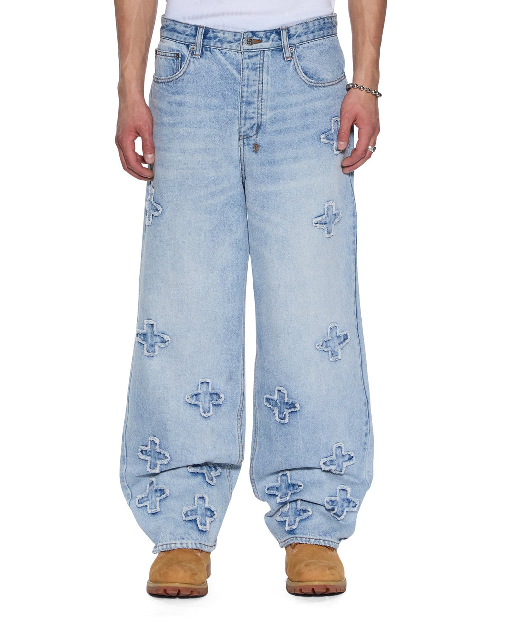Mens Maxx Kraftwerk Baggy Denim Jeans - Denim