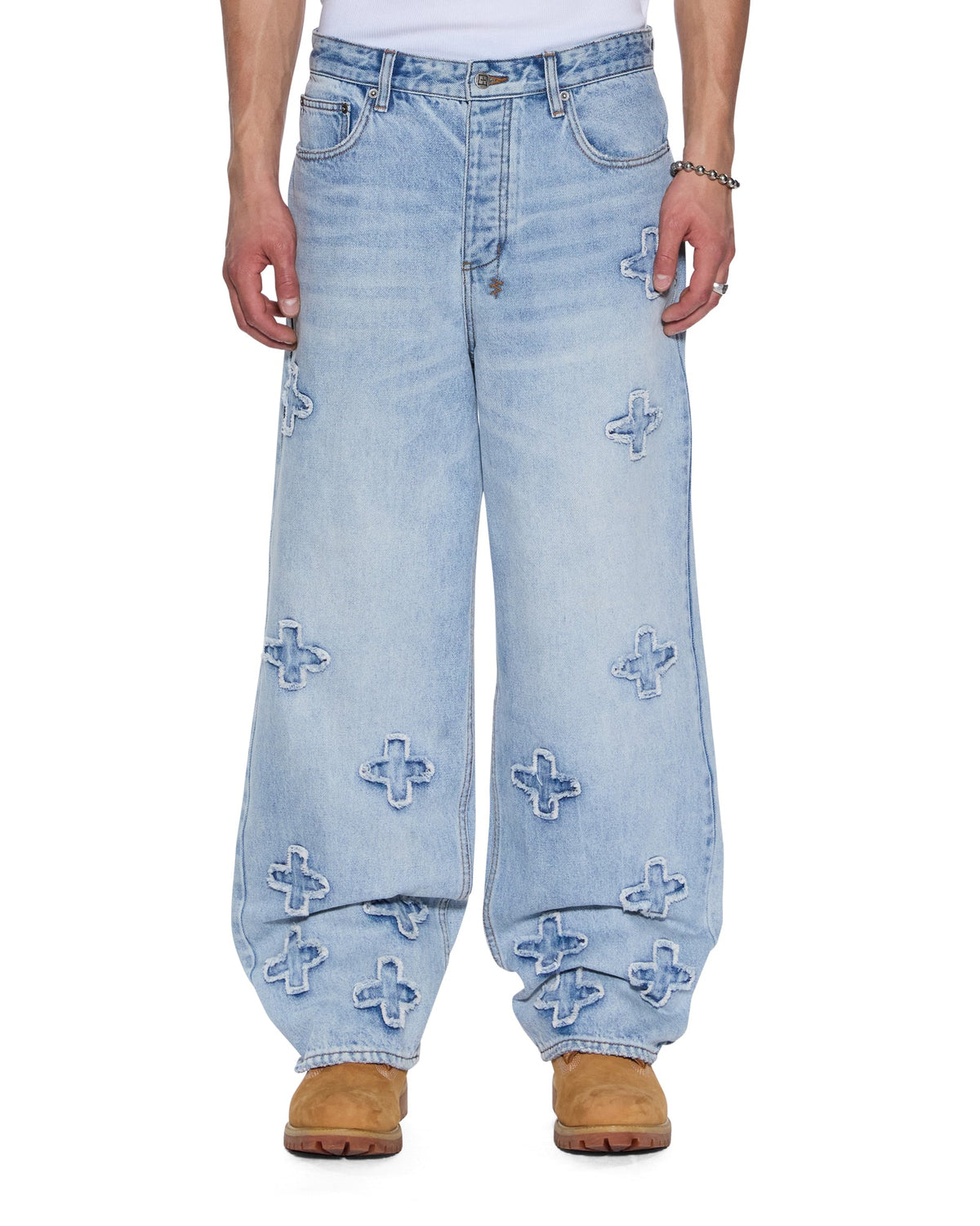 Mens Maxx Kraftwerk Baggy Denim Jeans - Denim