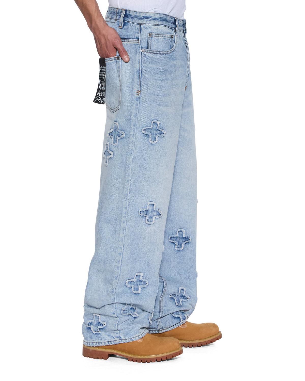Mens Maxx Kraftwerk Baggy Denim Jeans - Denim