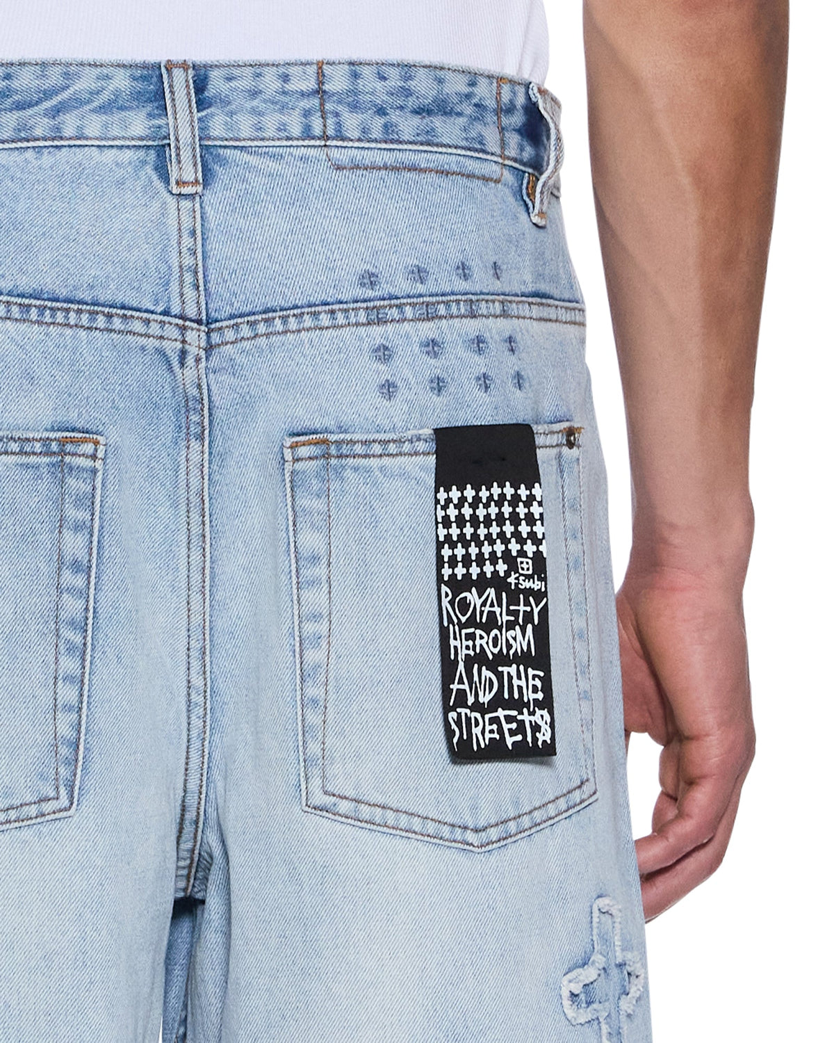Mens Maxx Kraftwerk Baggy Denim Jeans - Denim