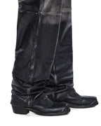 Mens Blackjack Maxx Pant Aged Black Relaxed Denim Jeans - Black