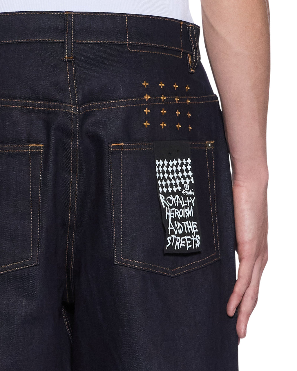Mens Maxx Raw Blue Baggy Denim Jeans - Denim