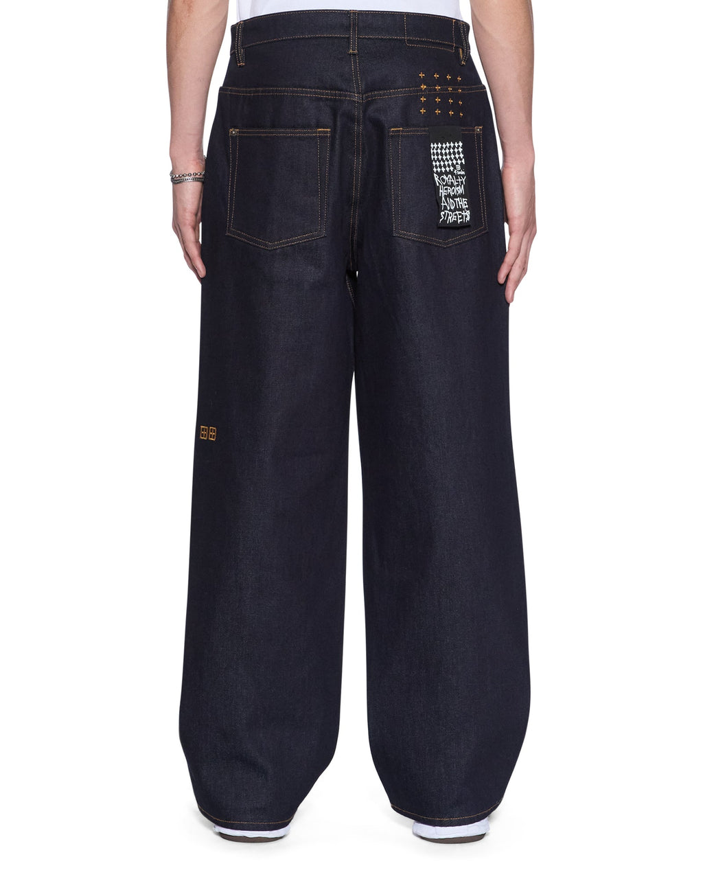Mens Maxx Raw Blue Baggy Denim Jeans - Denim