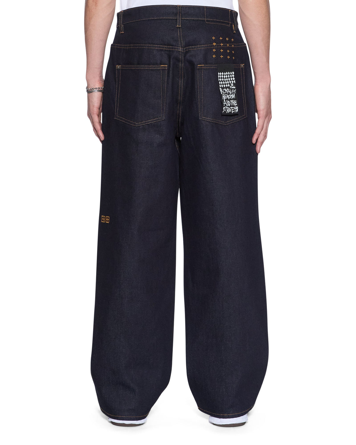 Mens Maxx Raw Blue Baggy Denim Jeans - Denim